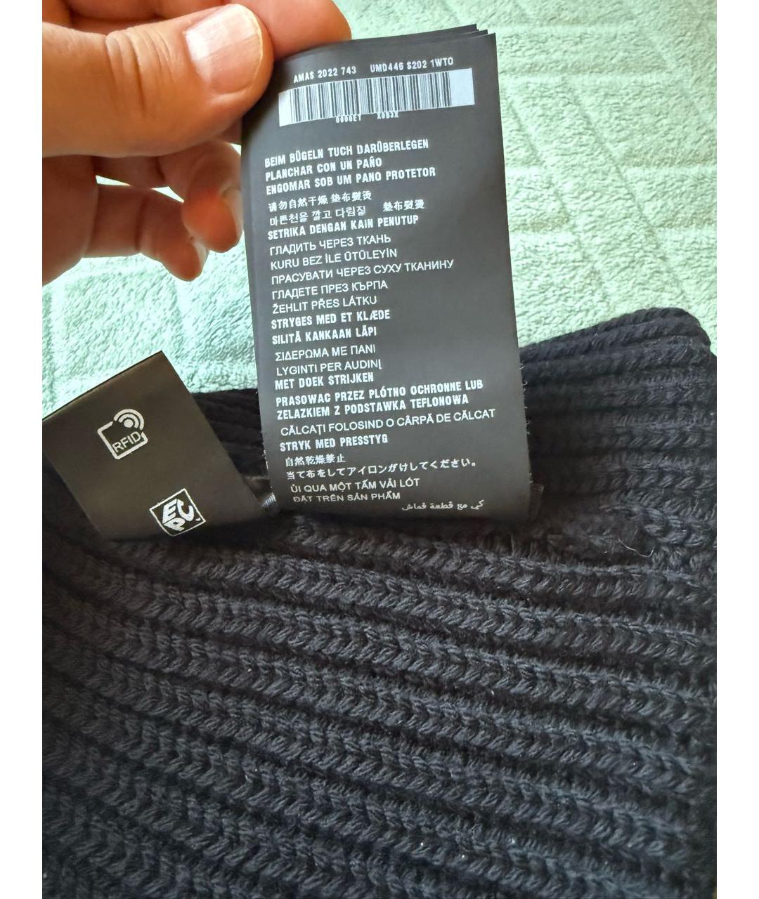 PRADA Черная шапка, фото 8