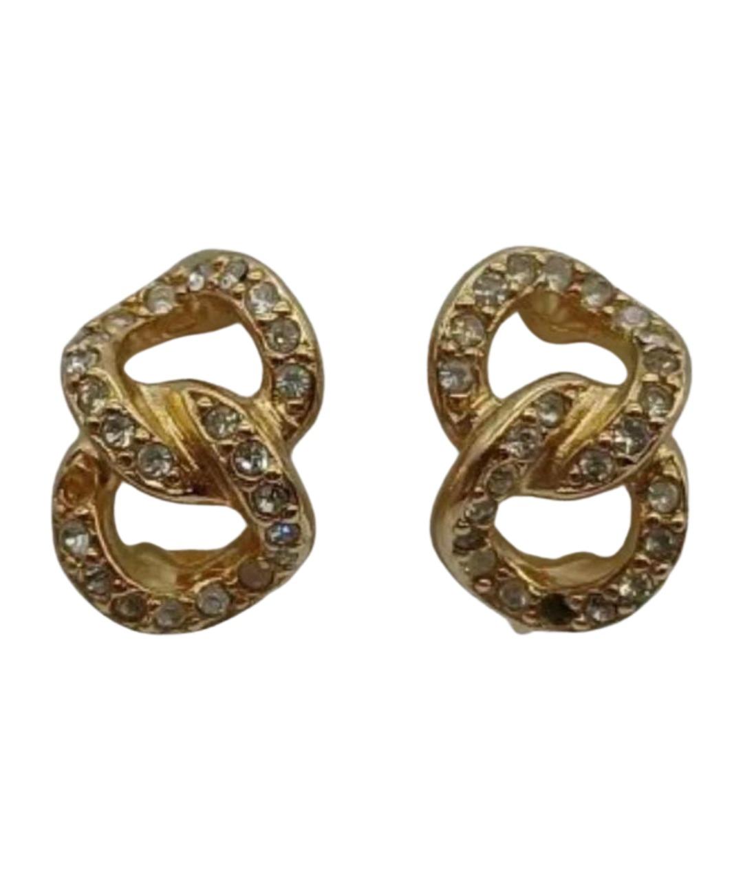 CHRISTIAN DIOR Золотые серьги, фото 1