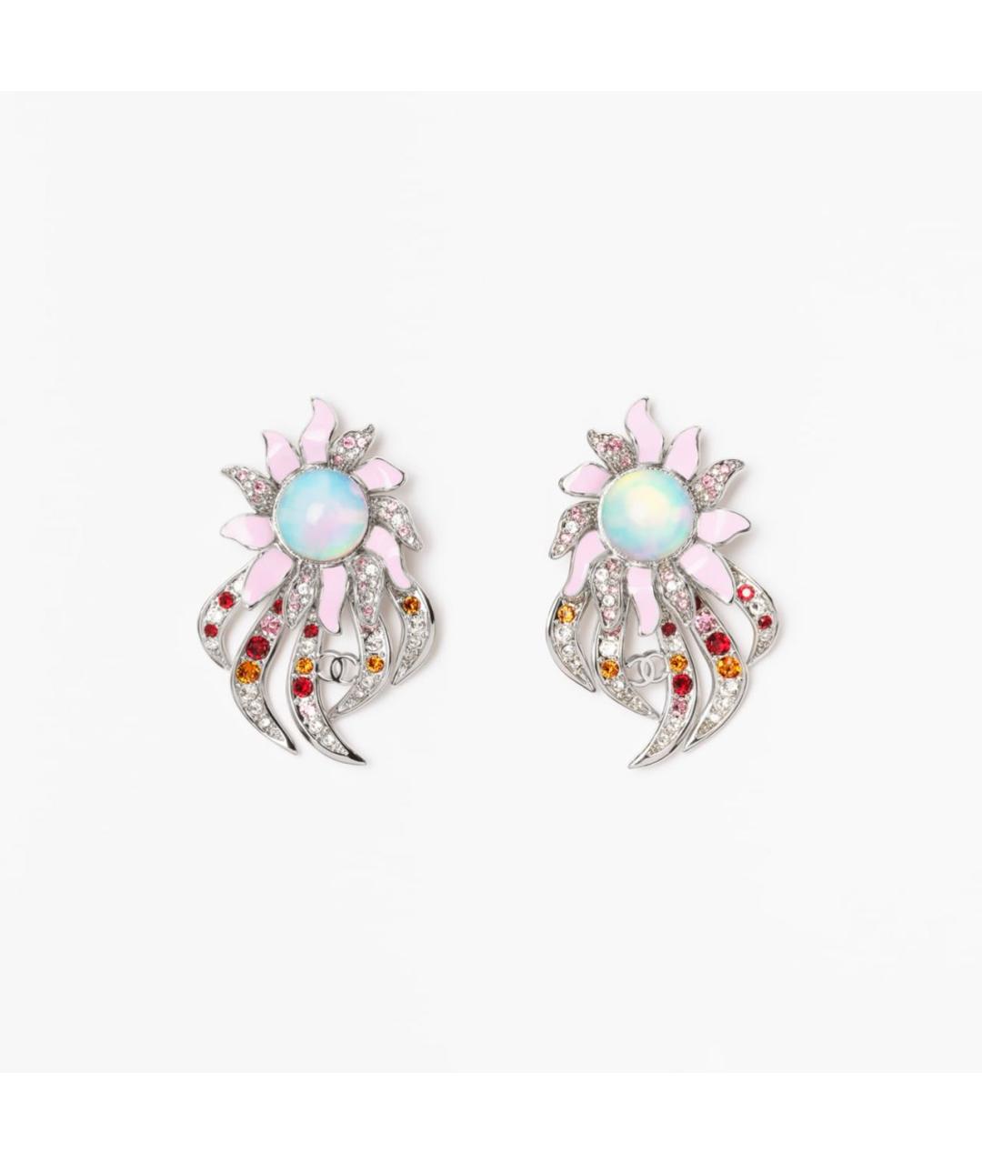 CHANEL Серебряные металлические серьги, фото 3