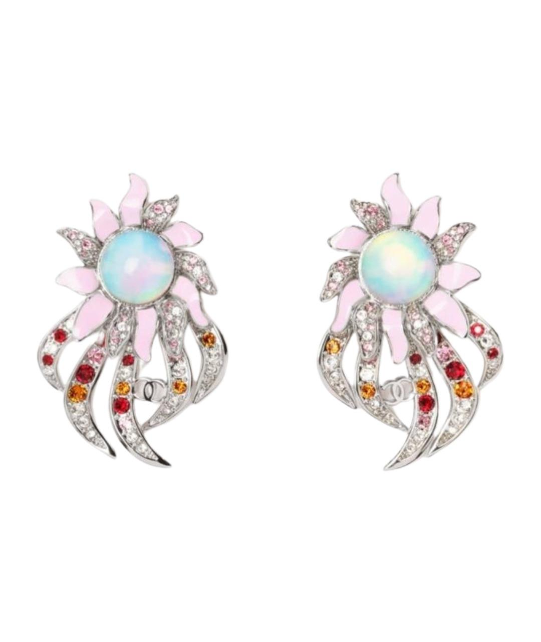 CHANEL Серебряные металлические серьги, фото 1