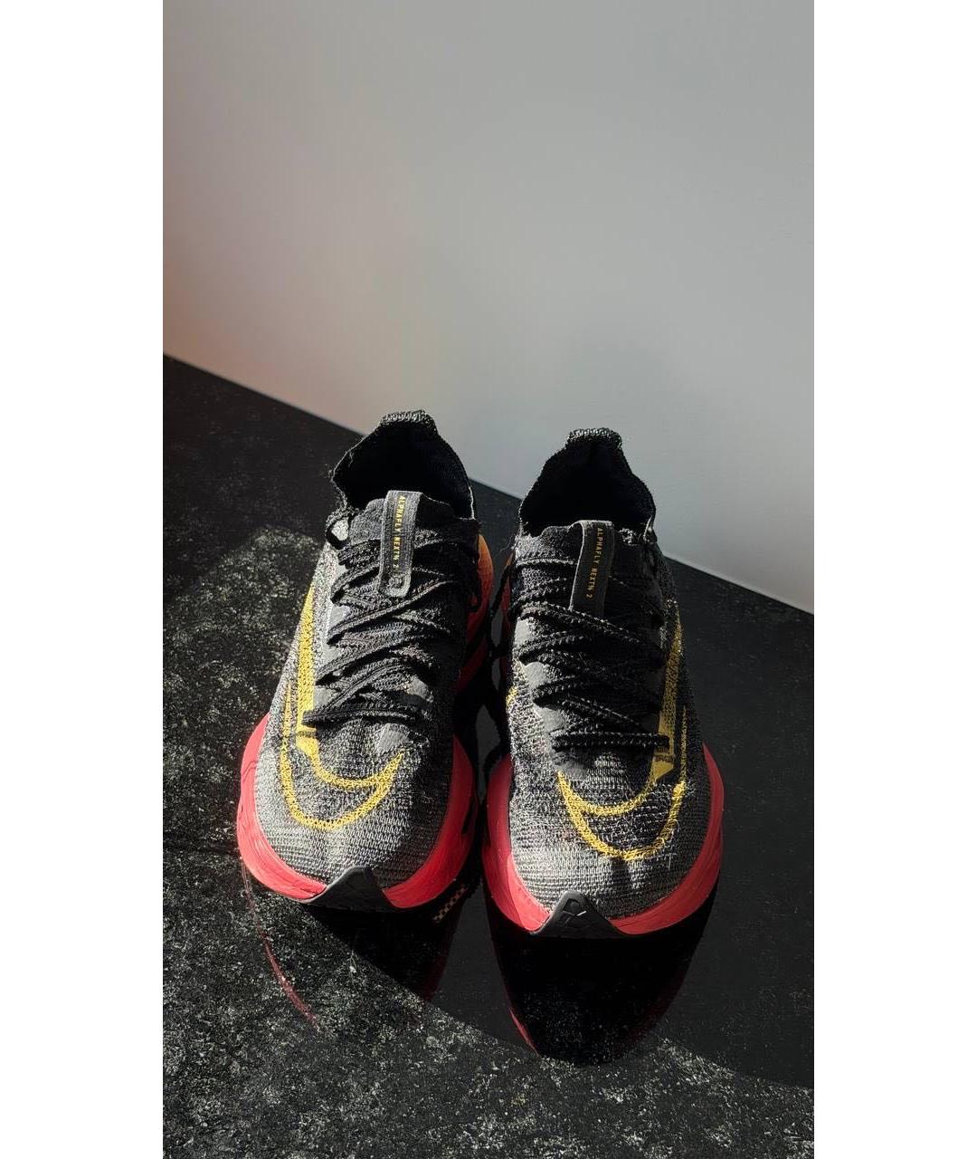 NIKE Черные текстильные кроссовки, фото 3