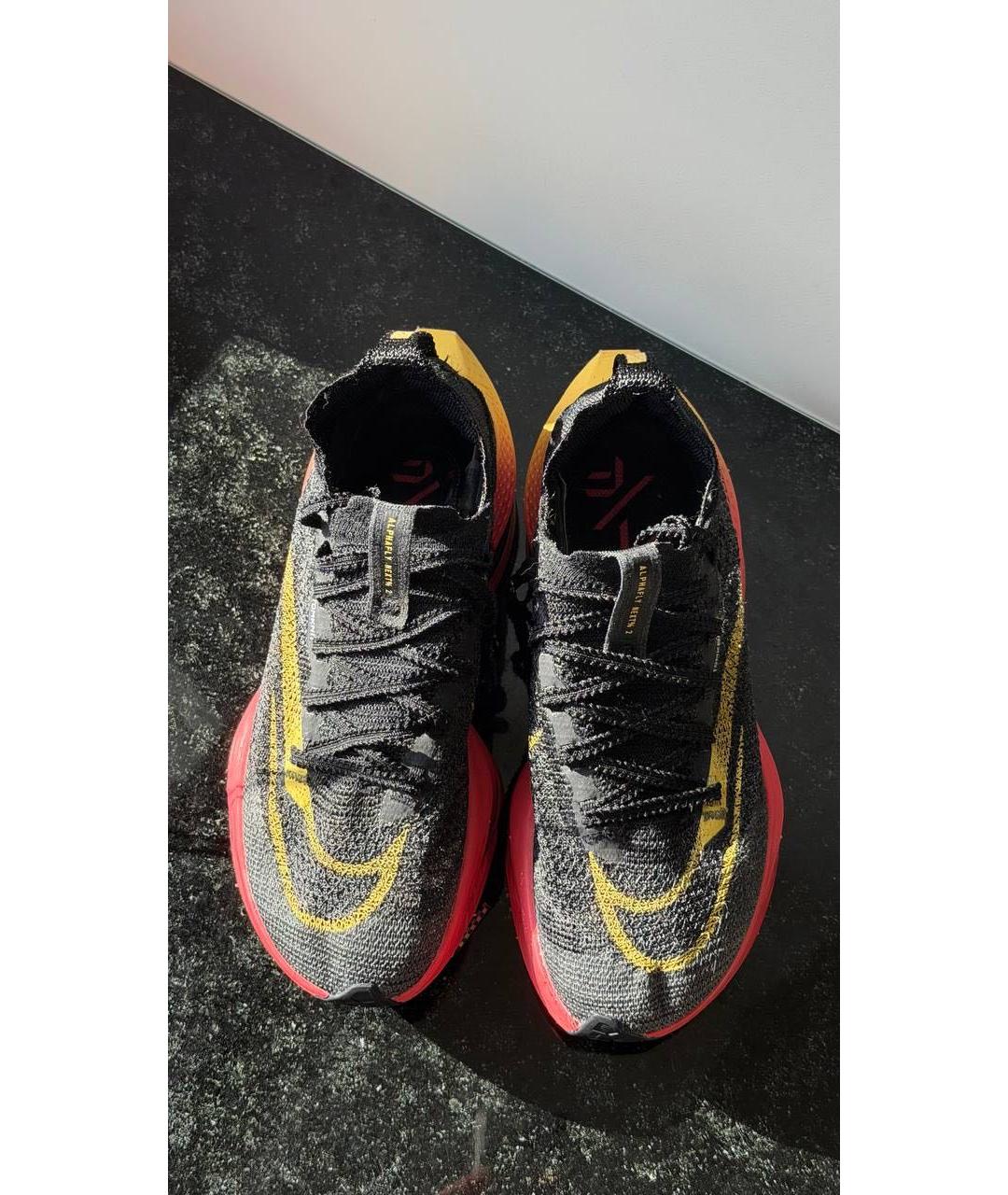 NIKE Черные текстильные кроссовки, фото 4
