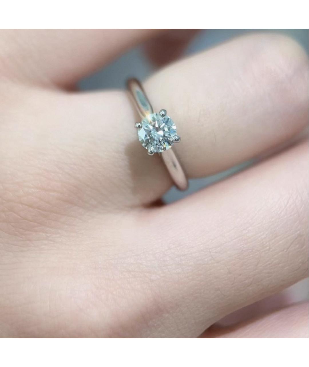 CARTIER Серебряное платиновое кольцо, фото 2