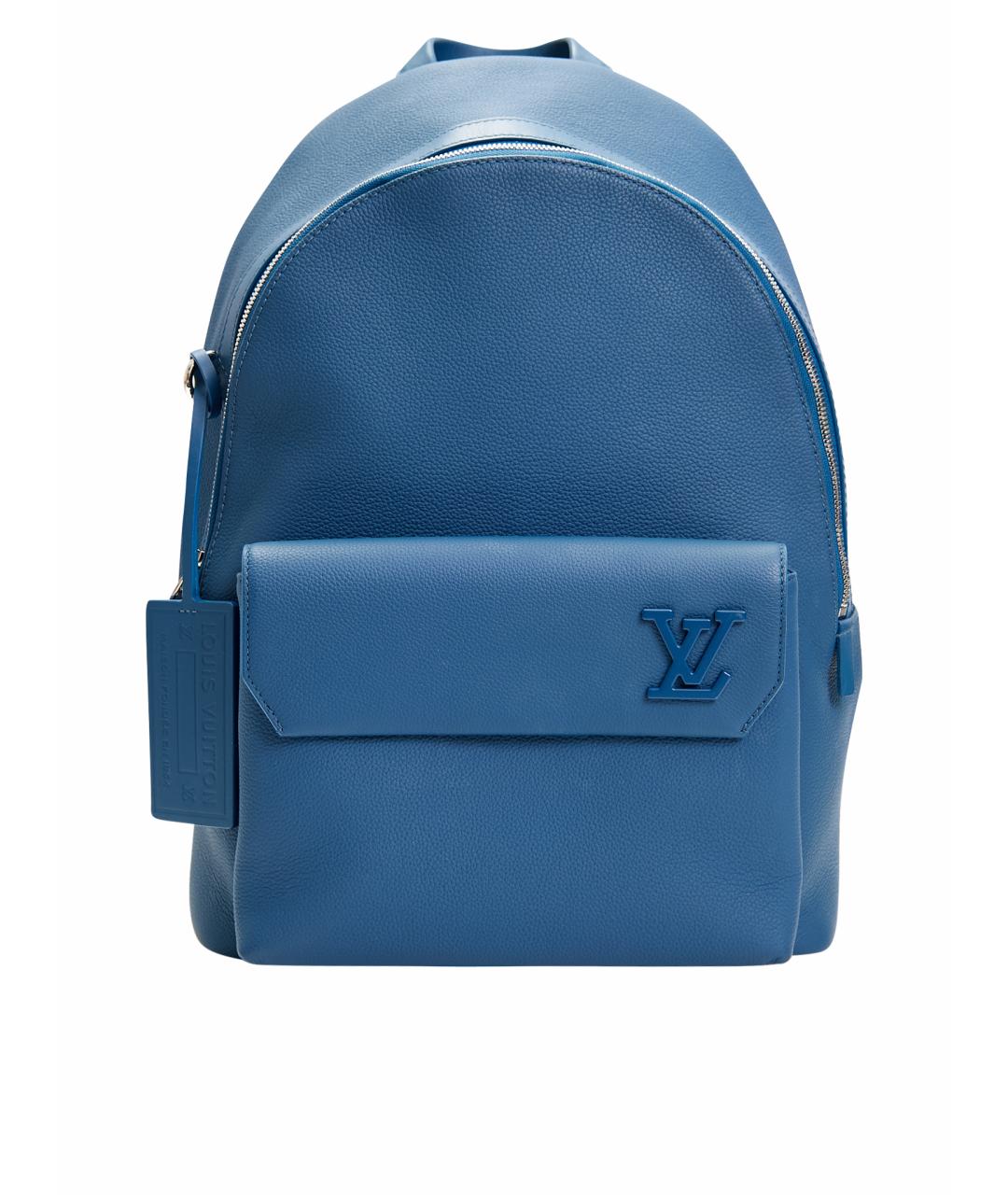 LOUIS VUITTON Синий кожаный рюкзак, фото 1