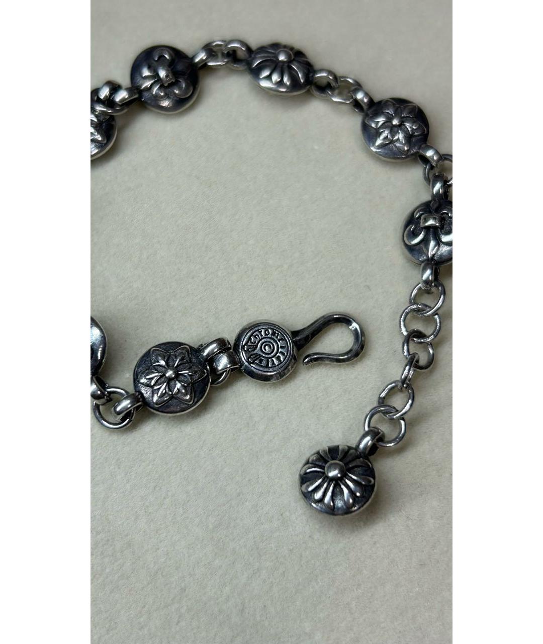 CHROME HEARTS Серебряный серебряный браслет, фото 4