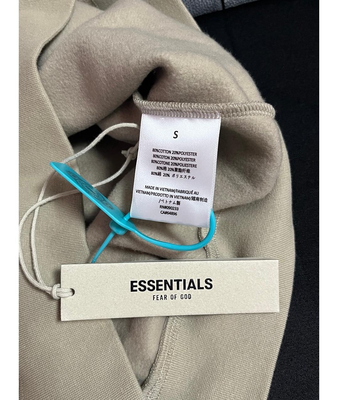 FEAR OF GOD ESSENTIALS Бежевая хлопковая жилетка, фото 3