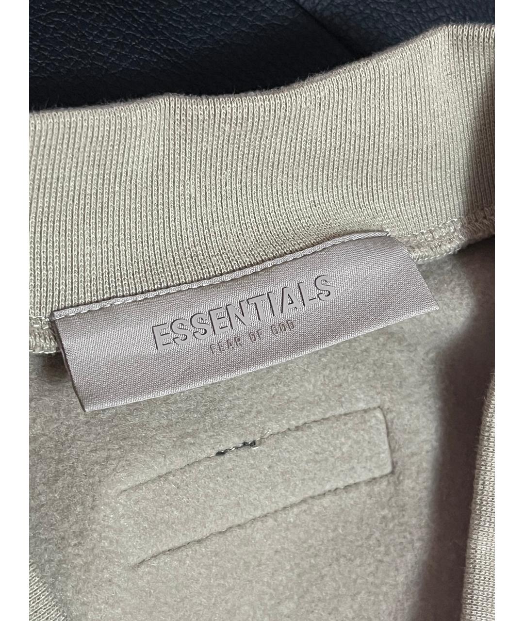 FEAR OF GOD ESSENTIALS Бежевая хлопковая жилетка, фото 4