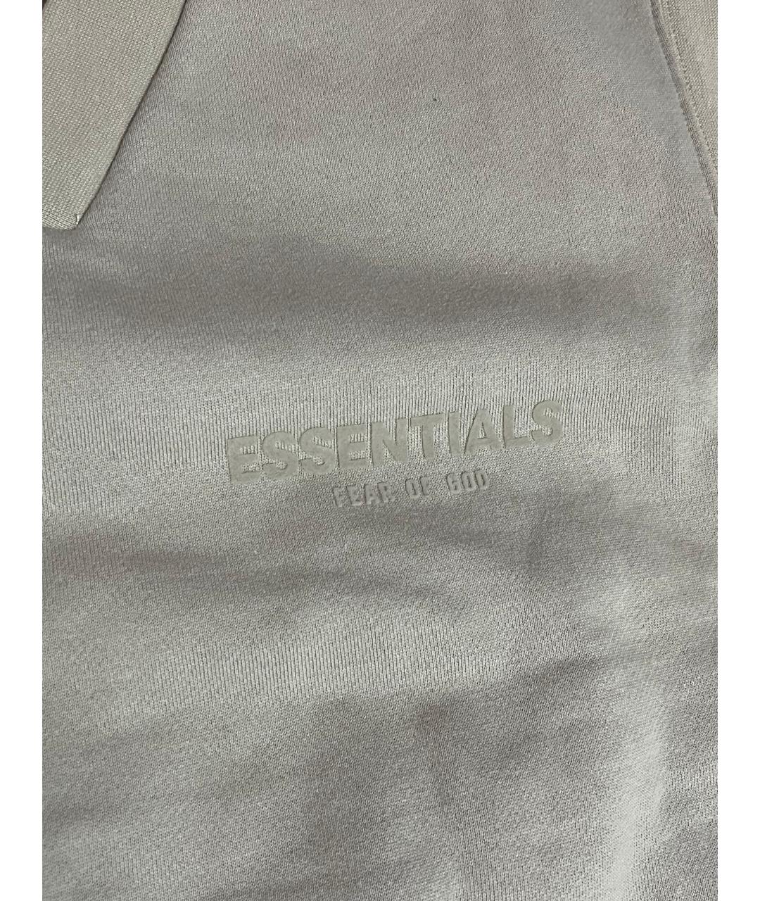 FEAR OF GOD ESSENTIALS Бежевая хлопковая жилетка, фото 6