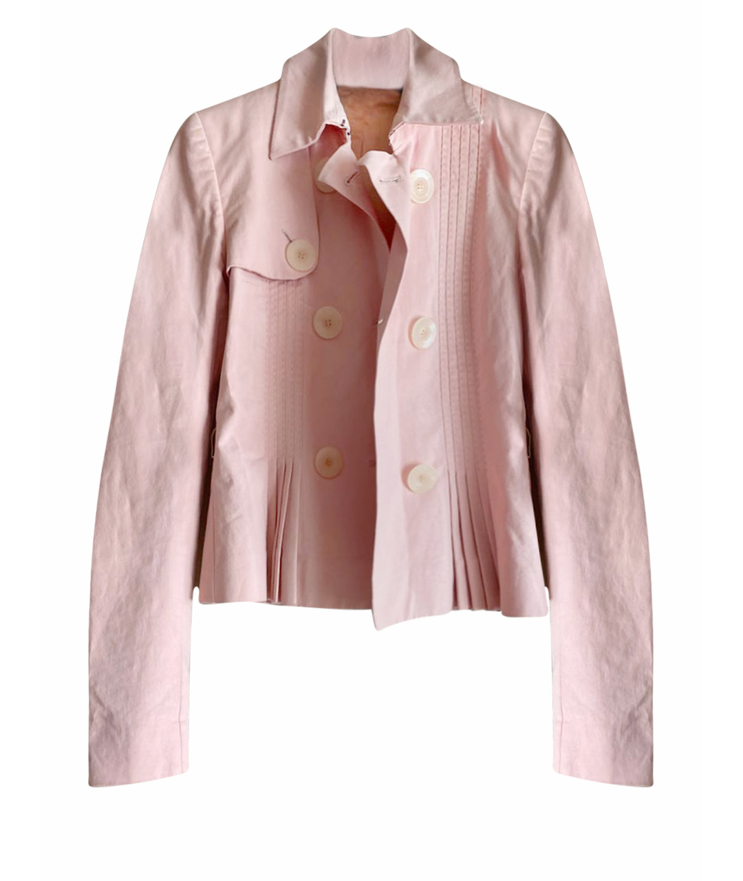 JOHN GALLIANO Розовый хлопковый жакет/пиджак, фото 1