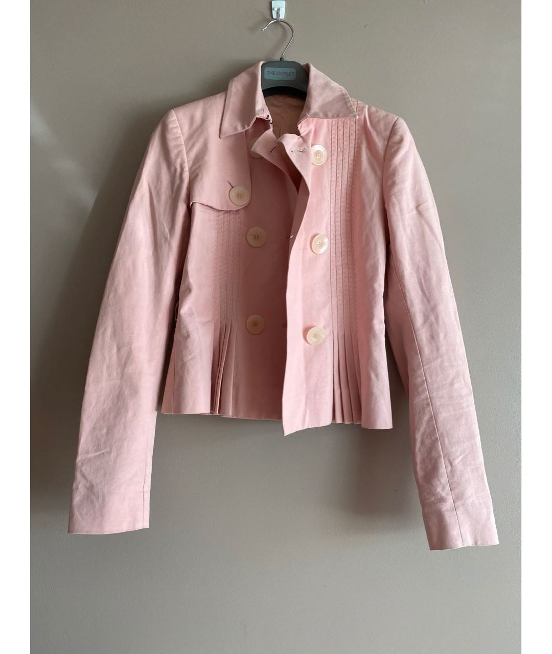 JOHN GALLIANO Розовый хлопковый жакет/пиджак, фото 4