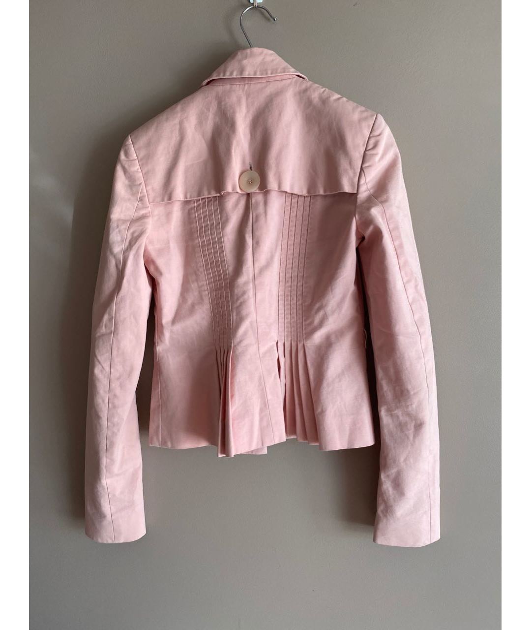 JOHN GALLIANO Розовый хлопковый жакет/пиджак, фото 2