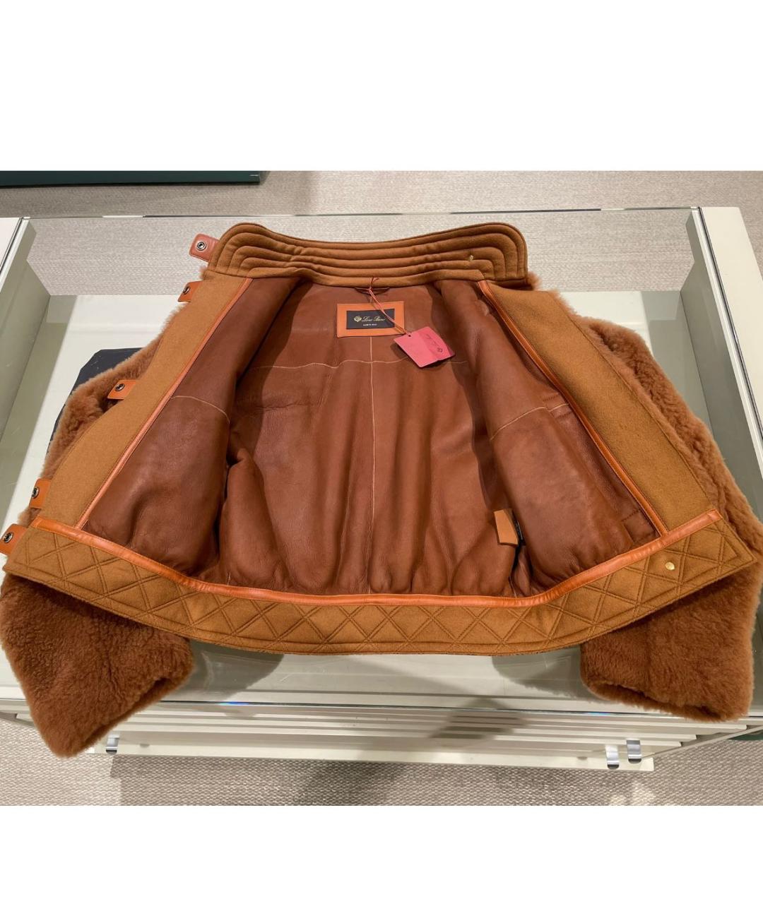 LORO PIANA Коричневая шерстяная куртка, фото 6
