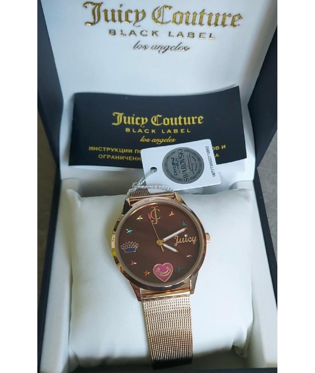 JUICY COUTURE Золотые часы, фото 4