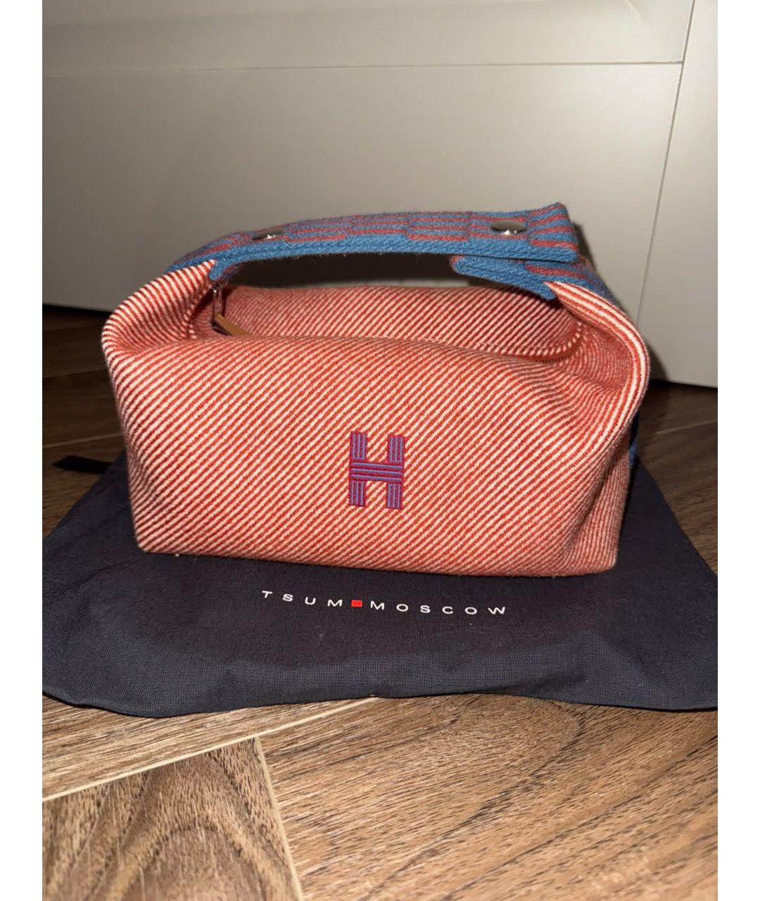 HERMES Мульти шерстяная косметичка, фото 4