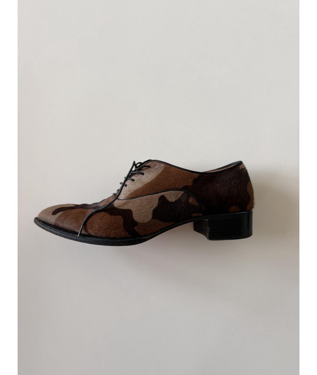CHRISTIAN LOUBOUTIN Коричневые брогги и оксфорды, фото 6