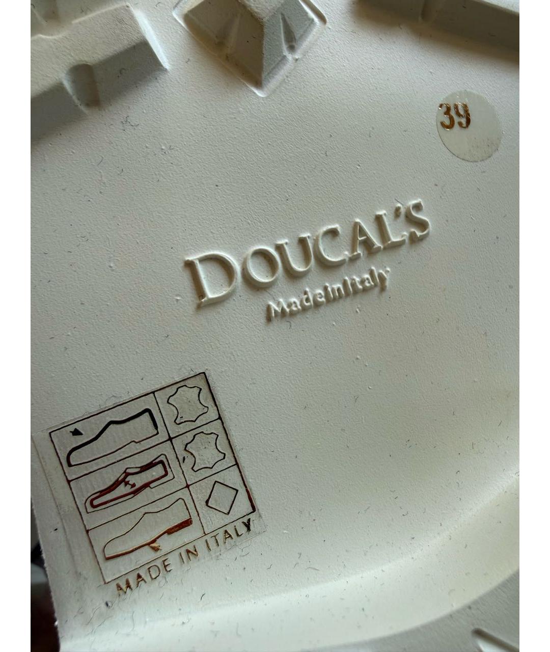 DOUCAL'S Белые кожаные ботинки, фото 5