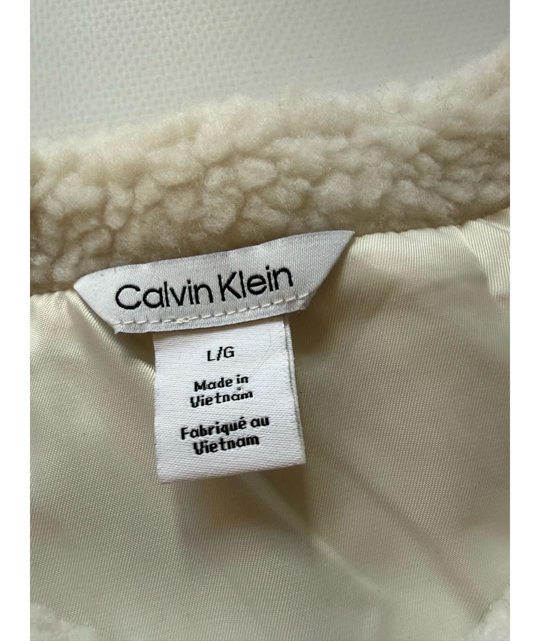 CALVIN KLEIN Белая куртка, фото 2