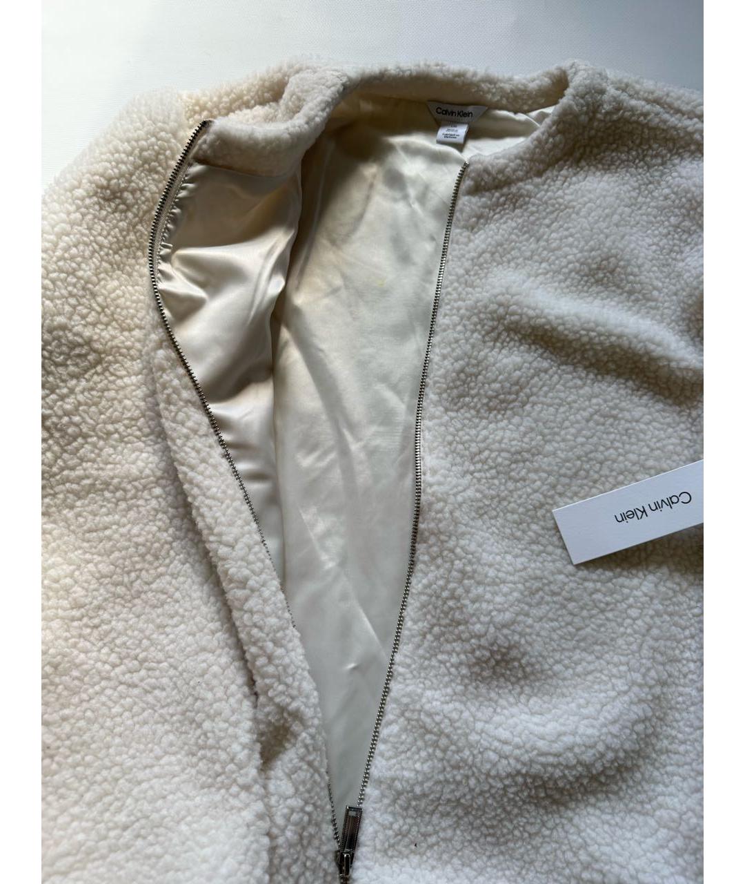 CALVIN KLEIN Белая куртка, фото 4
