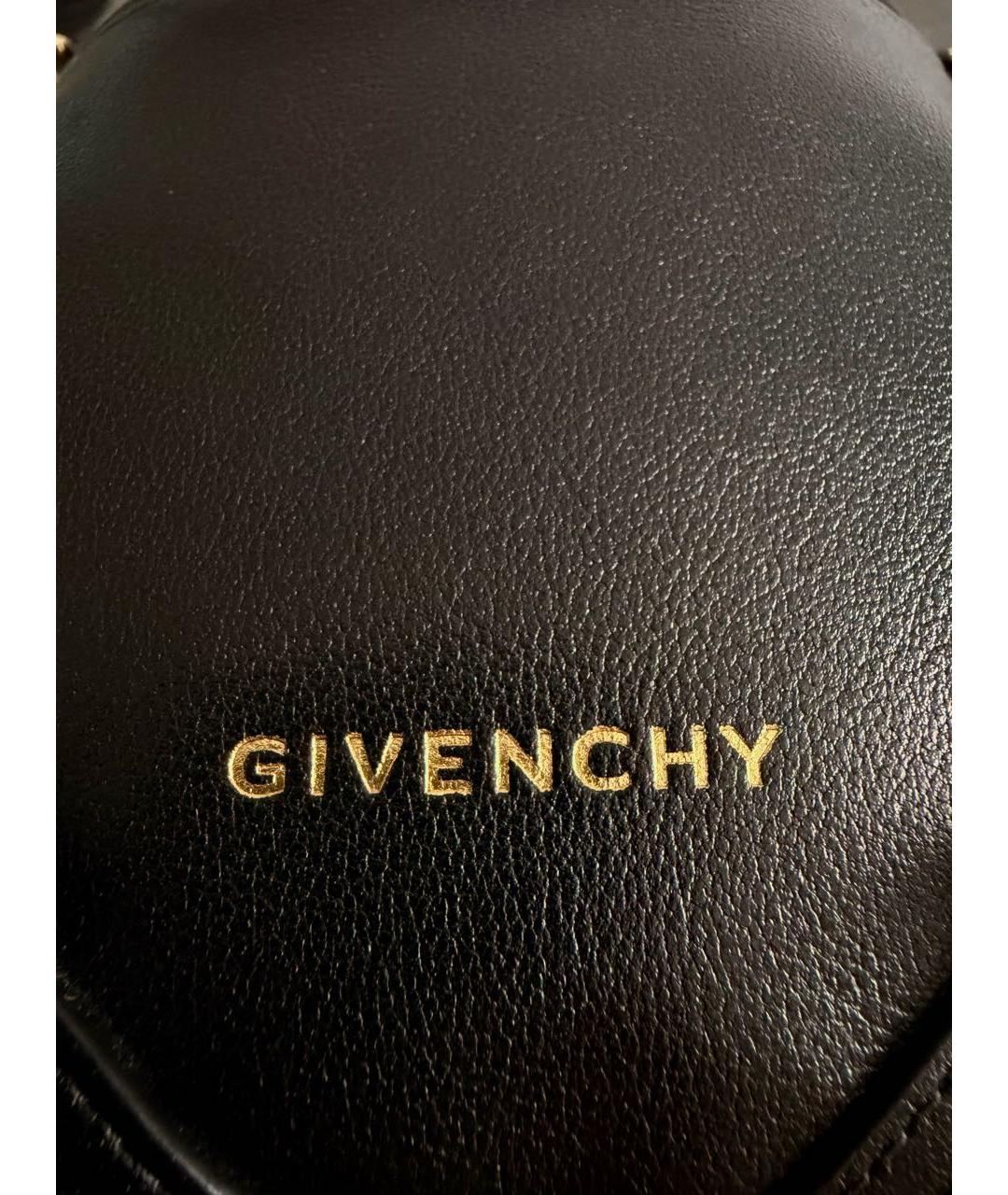 GIVENCHY Черная кожаная сумка с короткими ручками, фото 6