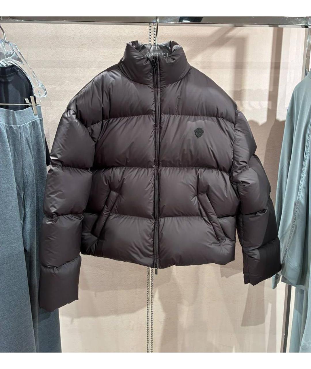GUCCI Коричневый пуховик, фото 4