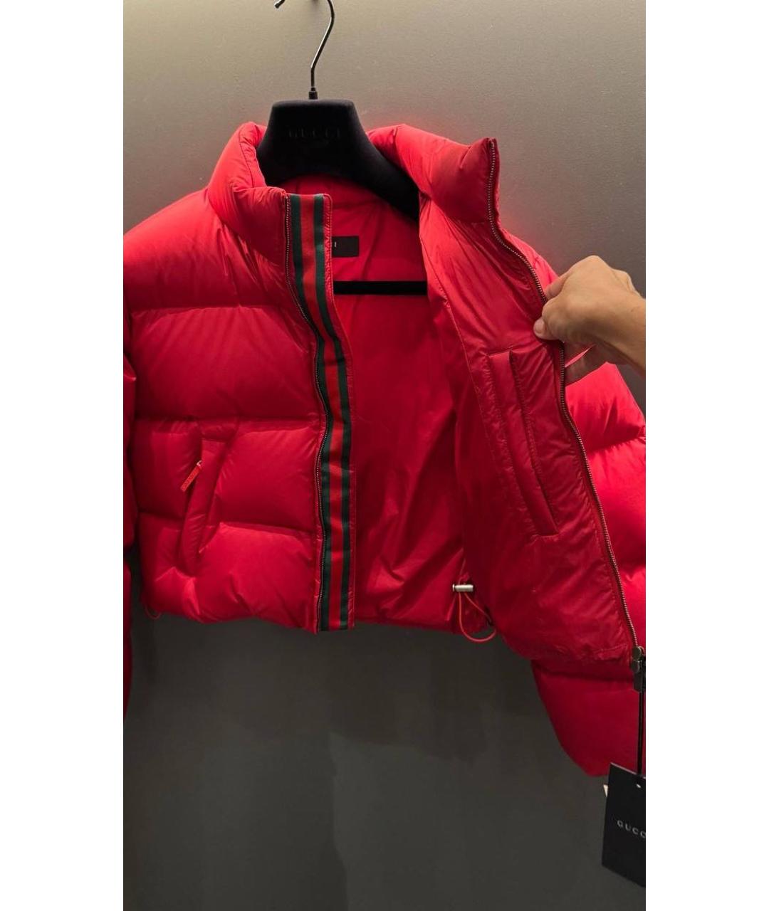 GUCCI Красный пуховик, фото 2
