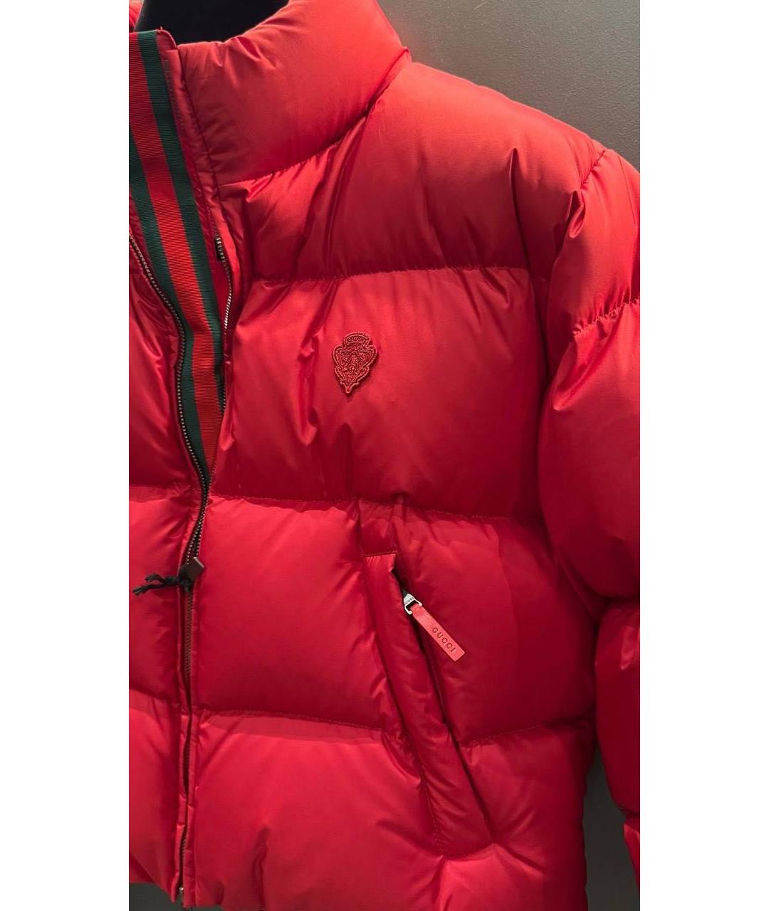 GUCCI Красный пуховик, фото 3