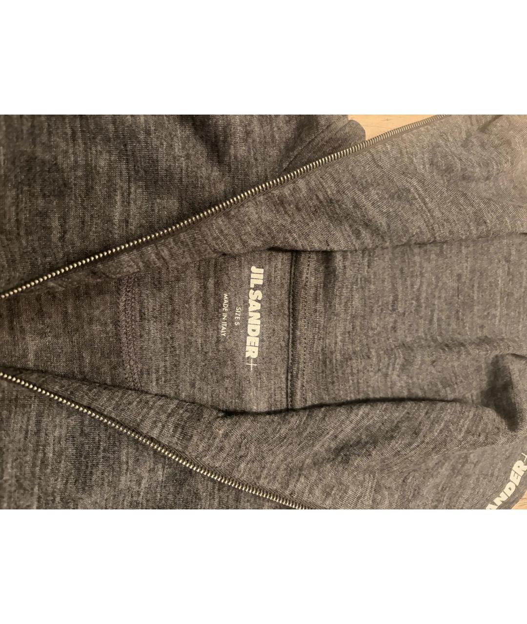 JIL SANDER Серая шерстяная водолазка, фото 3