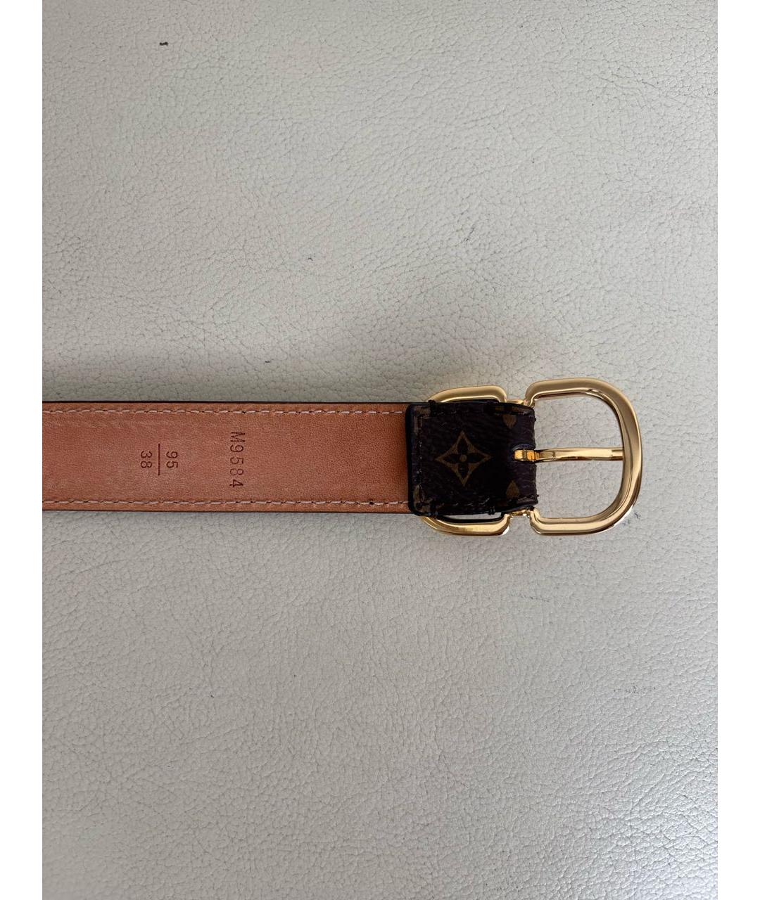 LOUIS VUITTON Коричневый ремень, фото 2