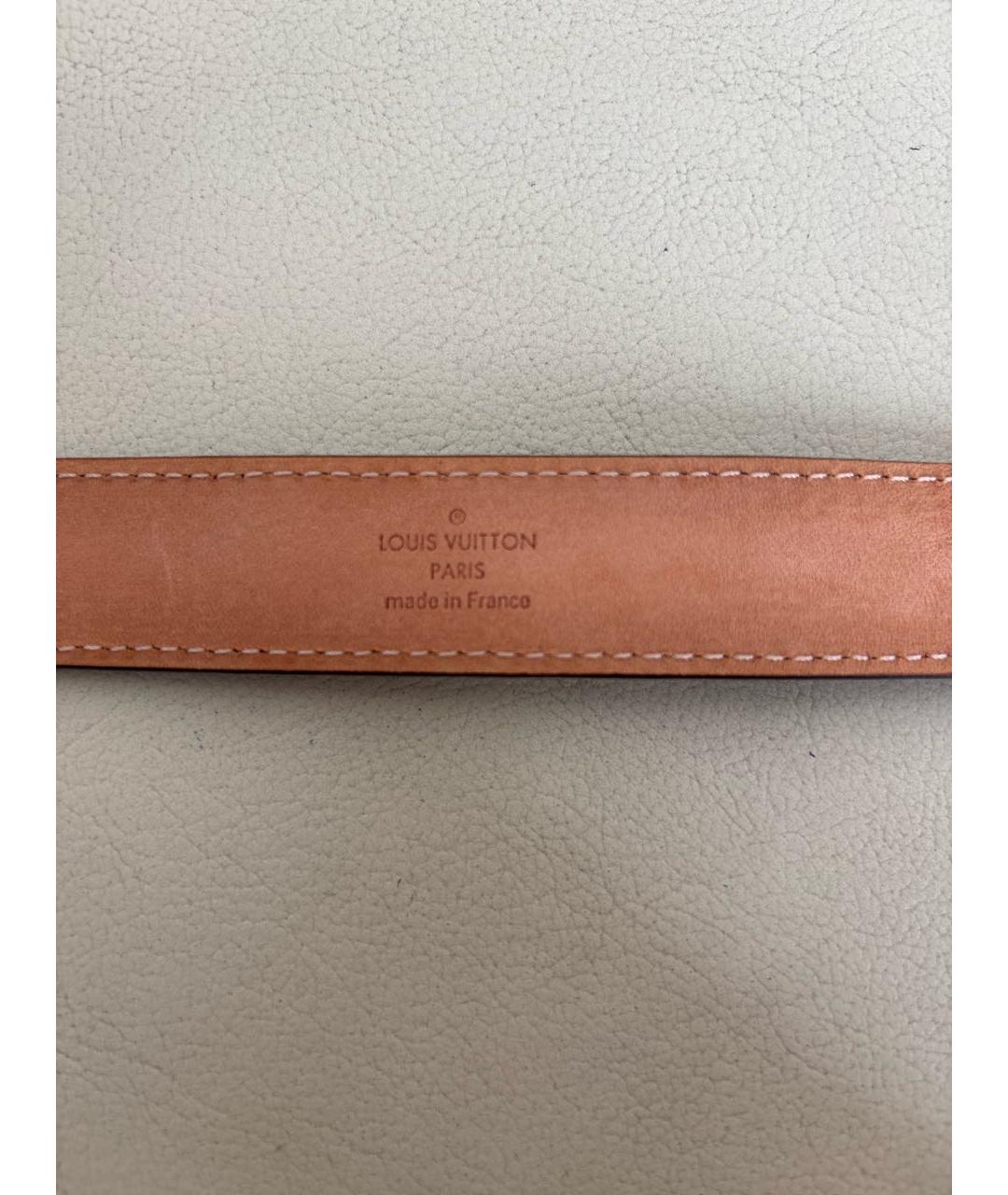 LOUIS VUITTON Коричневый ремень, фото 3