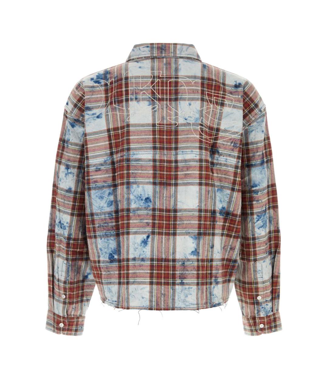 PURPLE DENIM Мульти хлопковая кэжуал рубашка, фото 2