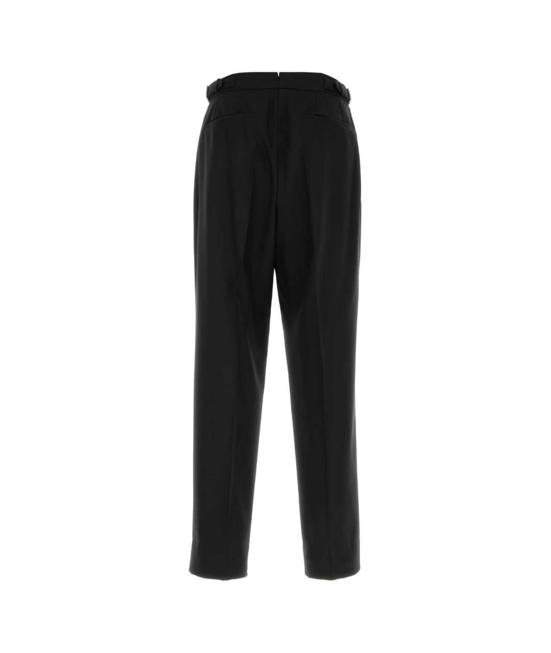 BRIONI Черные шерстяные повседневные брюки, фото 2