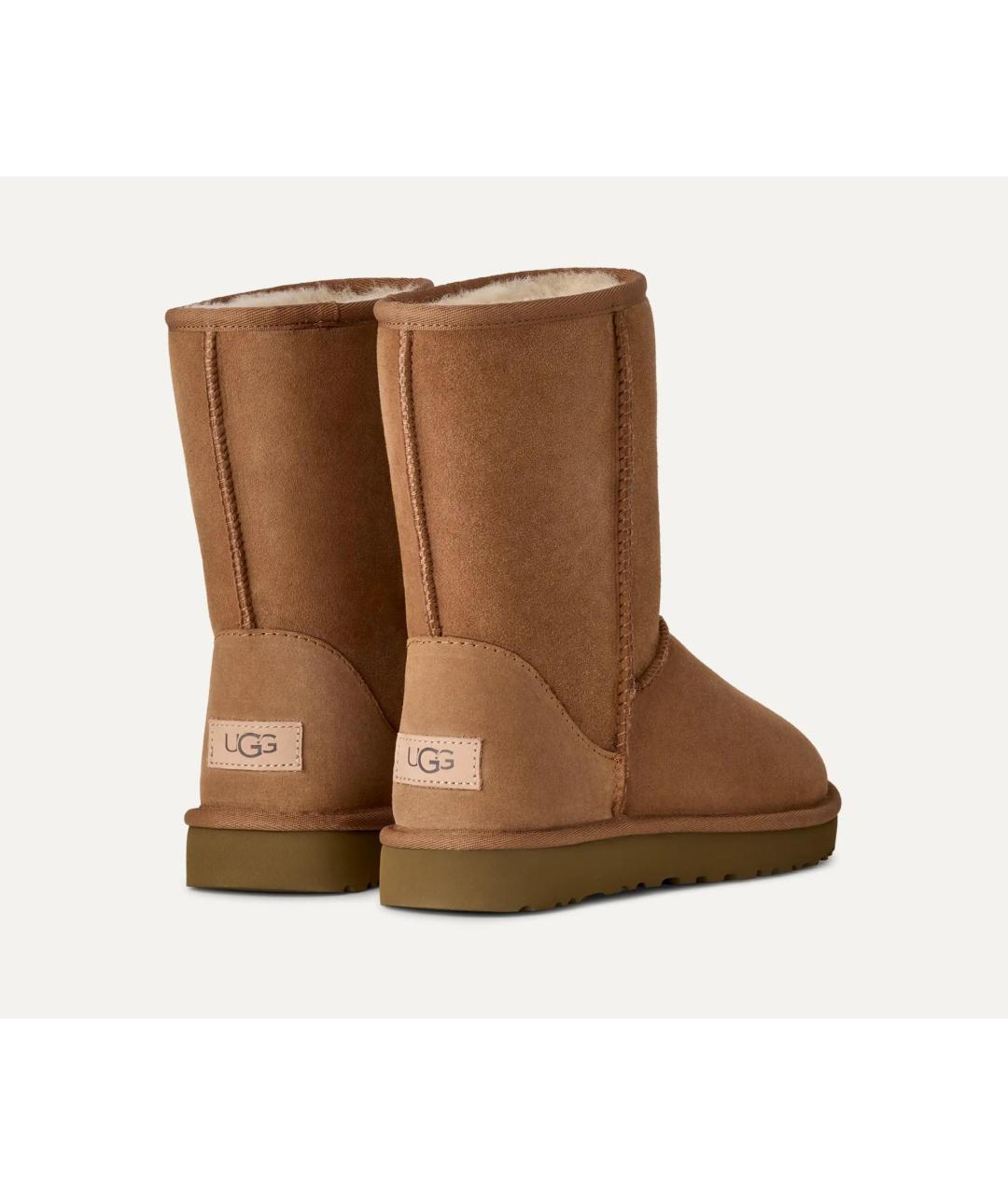 UGG Коричневые замшевые сапоги, фото 2
