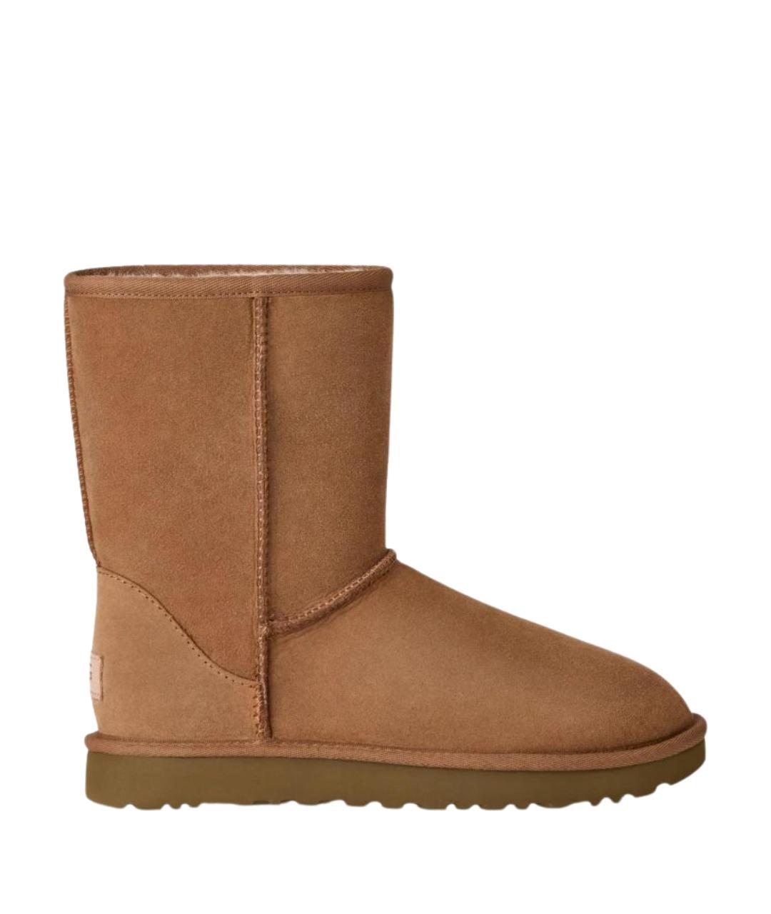 UGG Коричневые замшевые сапоги, фото 1
