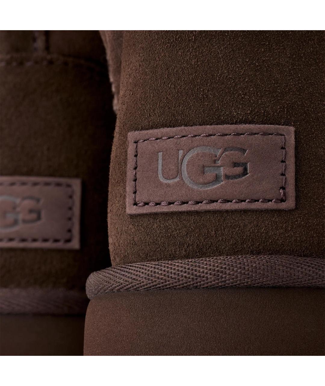 UGG Коричневые замшевые полусапоги, фото 3