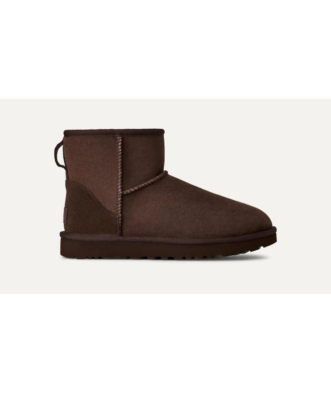 UGG Коричневые замшевые полусапоги, фото 4