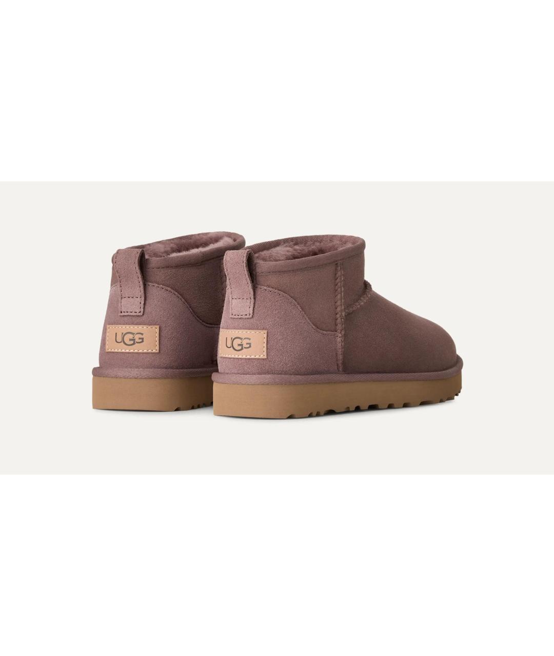 UGG Фиолетовые замшевые полусапоги, фото 2