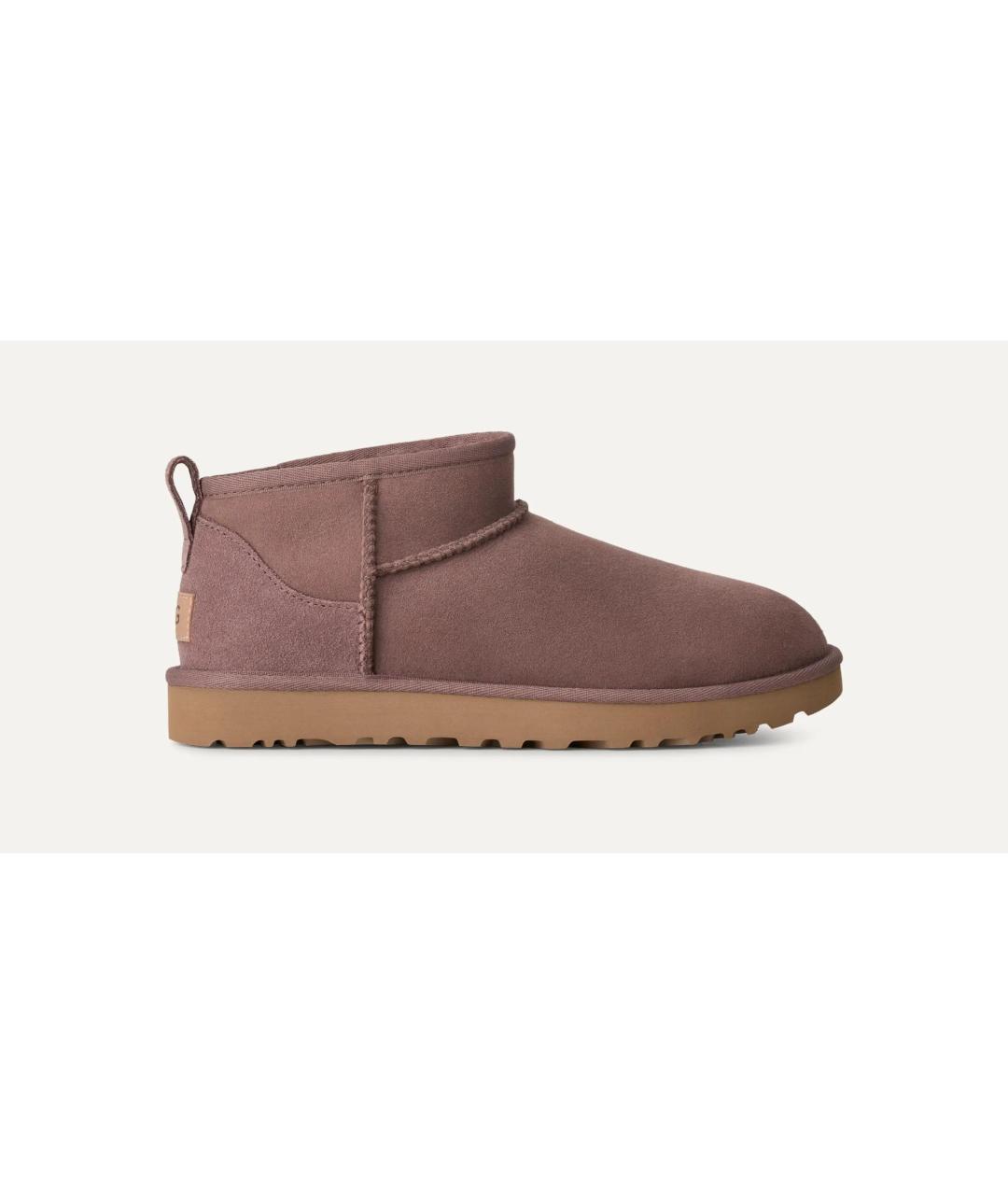 UGG Фиолетовые замшевые полусапоги, фото 4