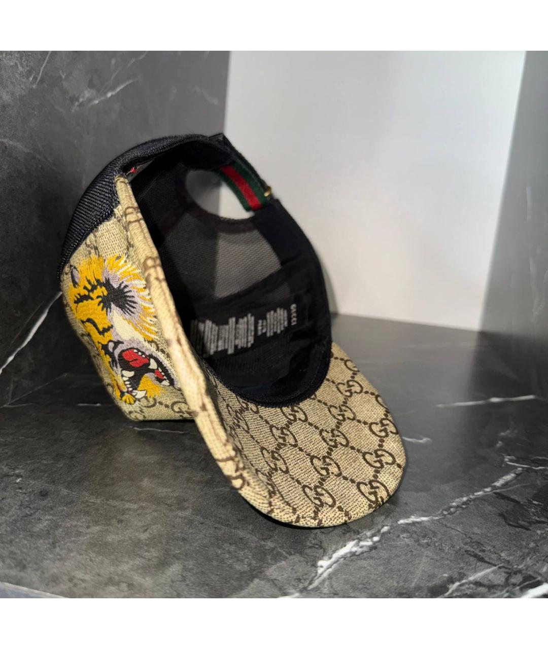 GUCCI Бежевая кепка/бейсболка, фото 5