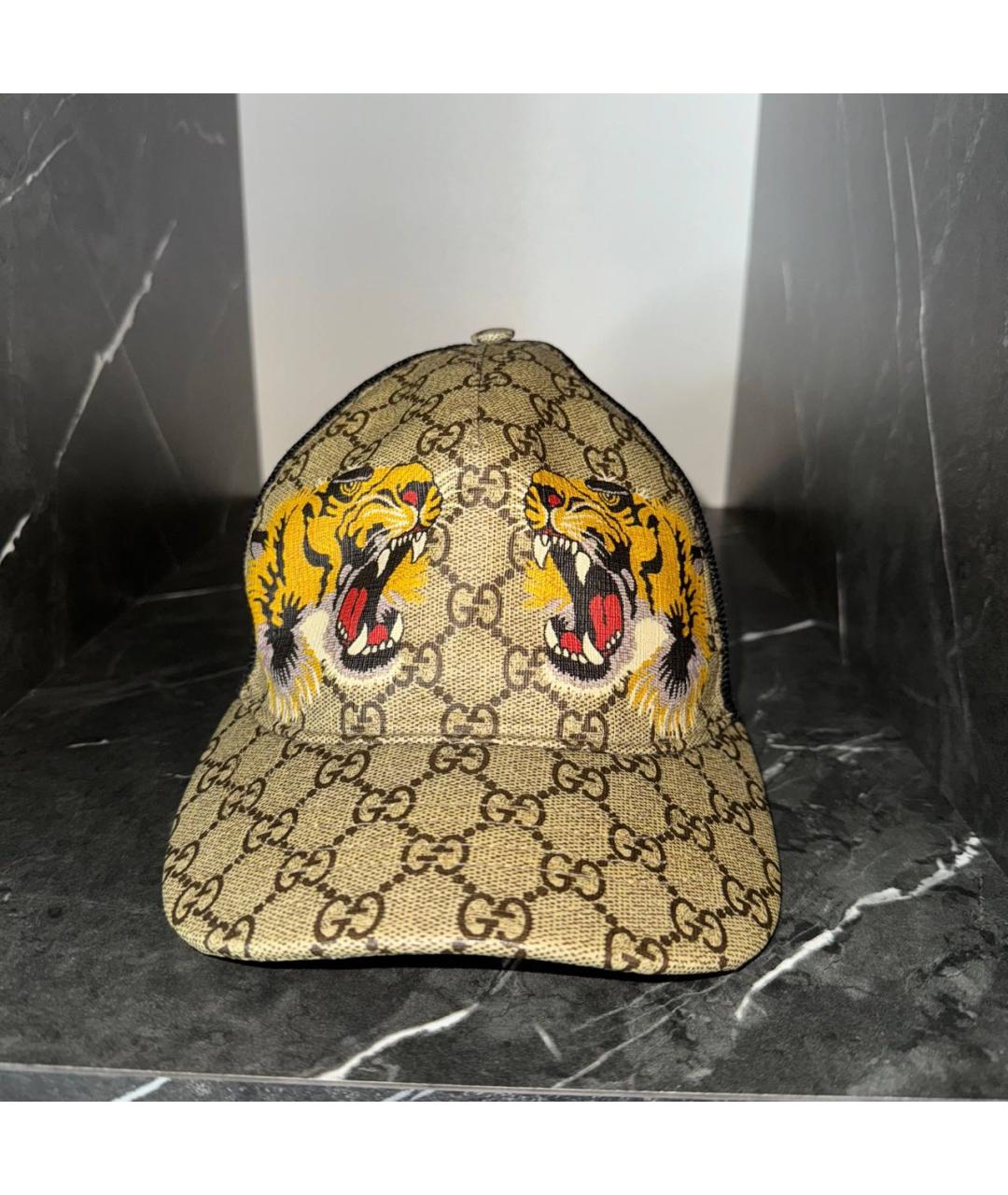 GUCCI Бежевая кепка/бейсболка, фото 9
