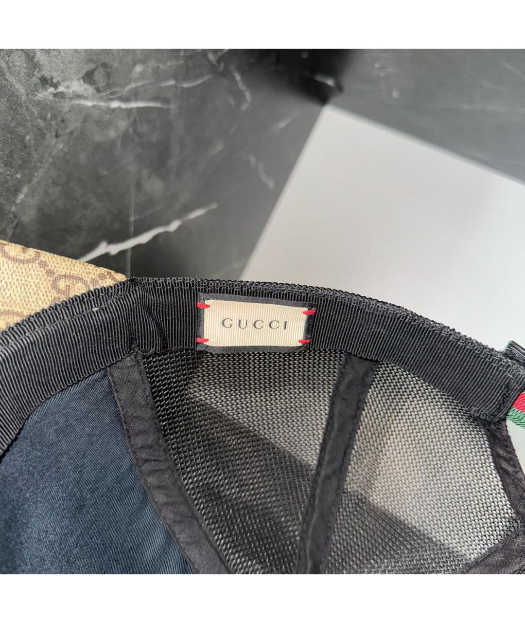 GUCCI Бежевая кепка/бейсболка, фото 8
