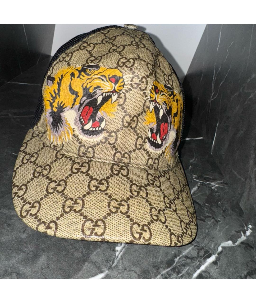 GUCCI Бежевая кепка/бейсболка, фото 6