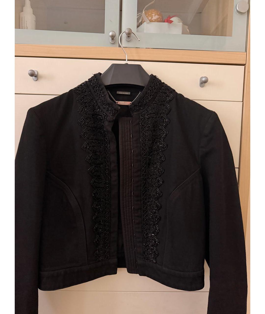 ALEXANDER MCQUEEN Черная деним куртка, фото 4