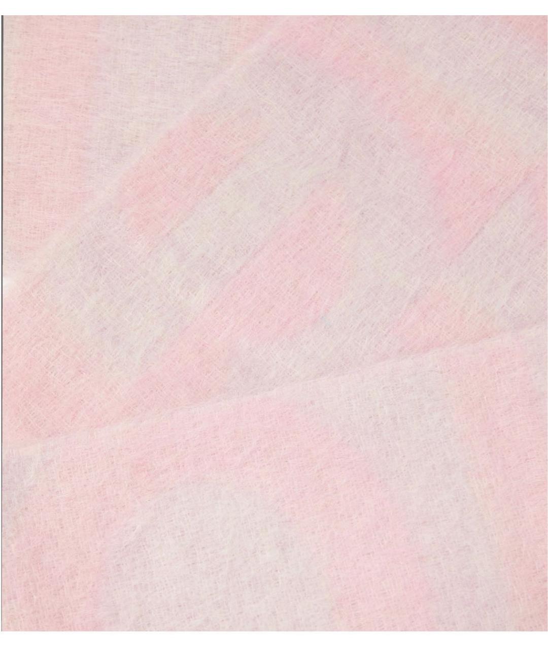 ACNE STUDIOS Розовый шерстяной шарф, фото 6