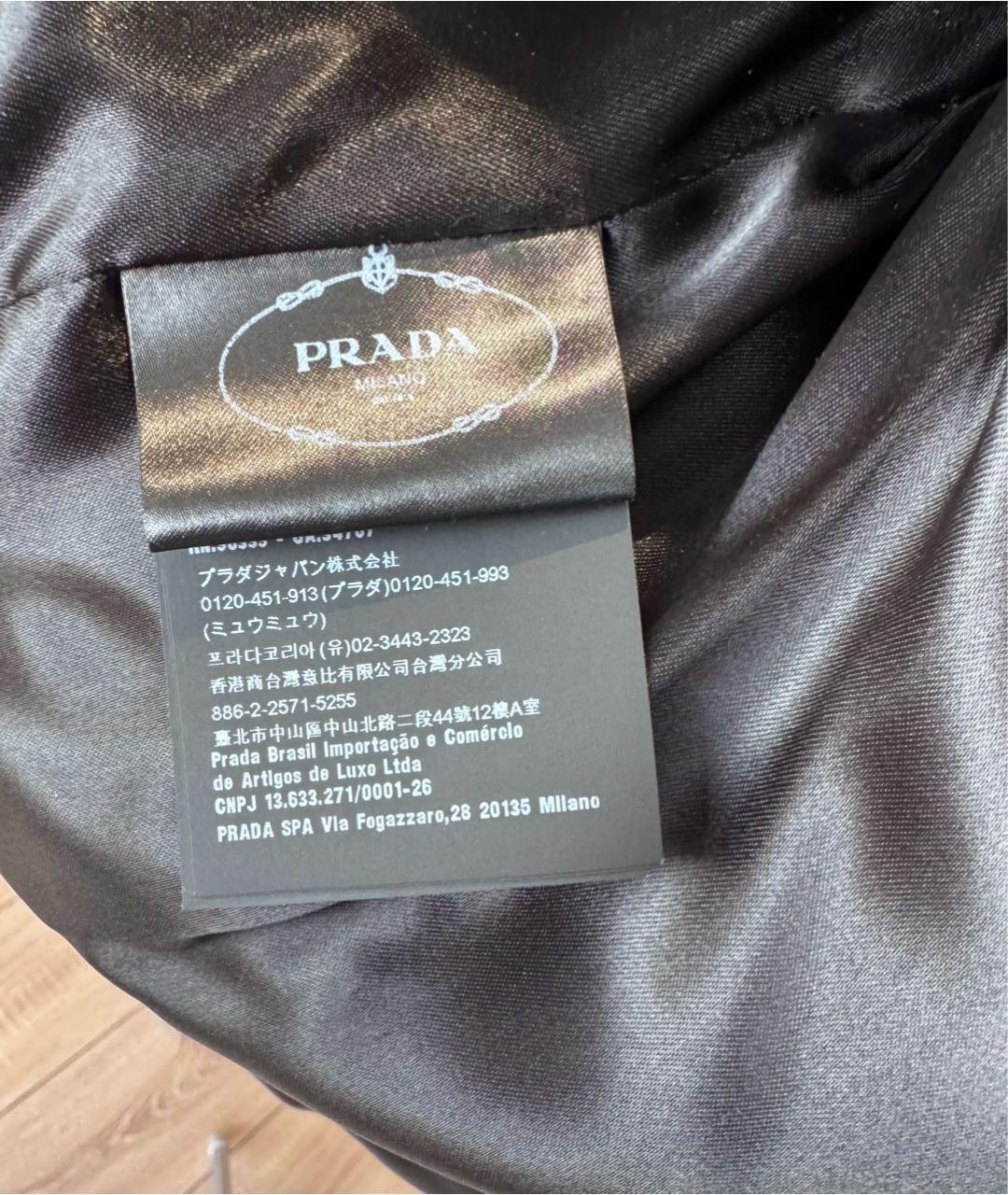 PRADA Коричневая меховая шуба, фото 5