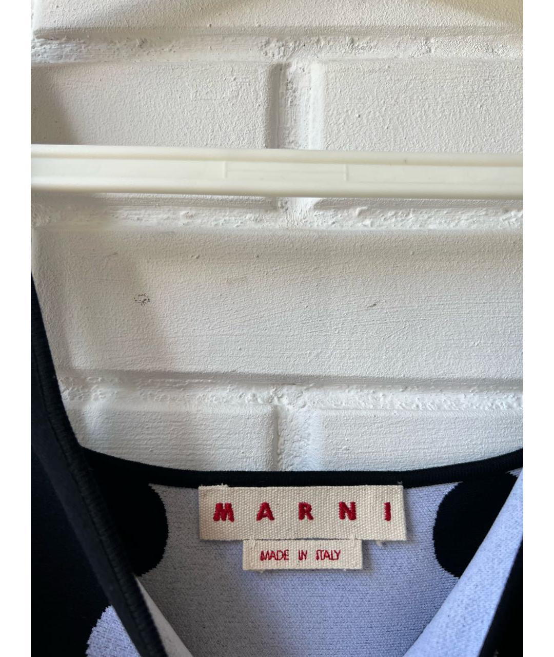 MARNI Черное вискозное платье, фото 4