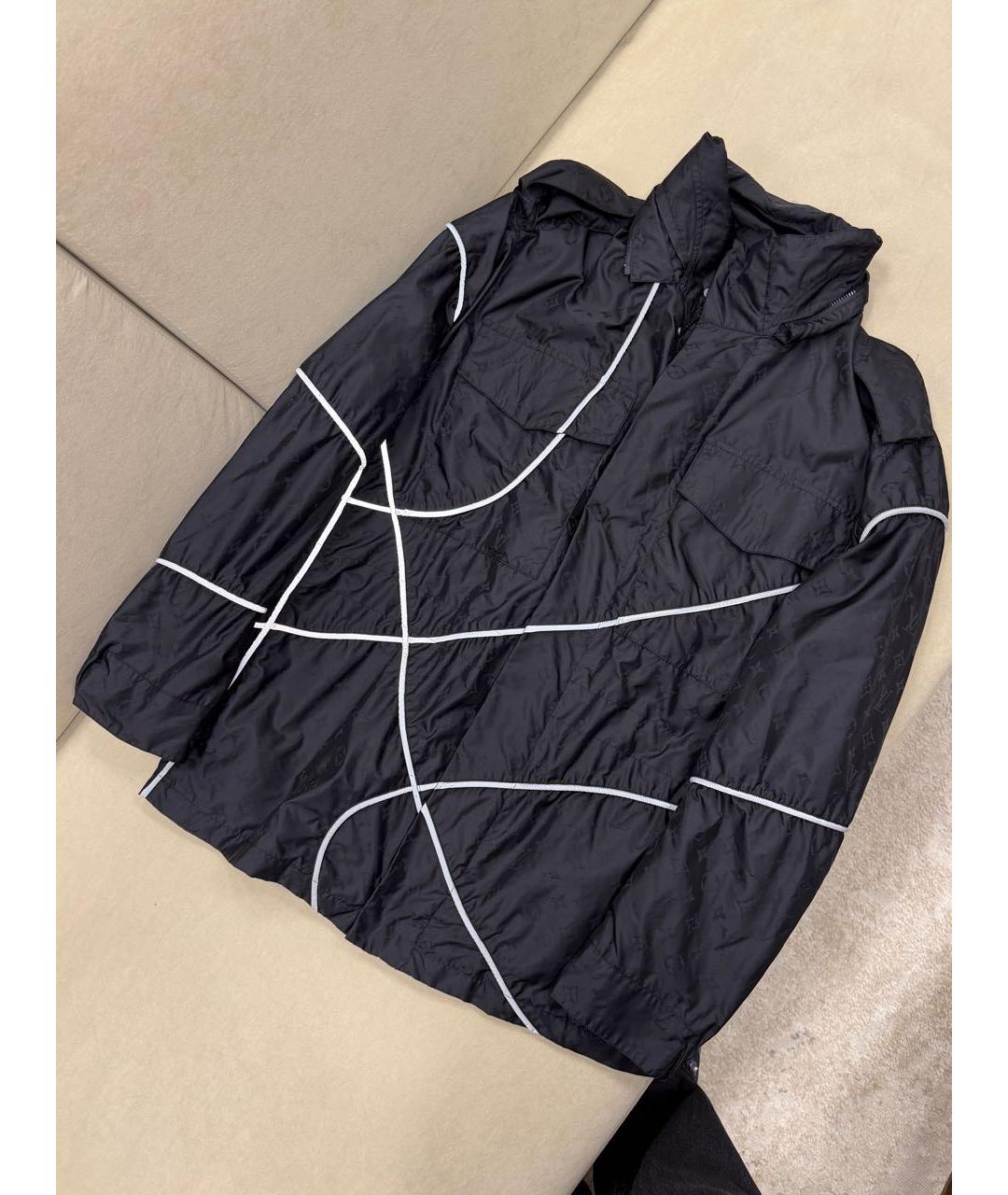 LOUIS VUITTON Черная полиамидовая куртка, фото 9