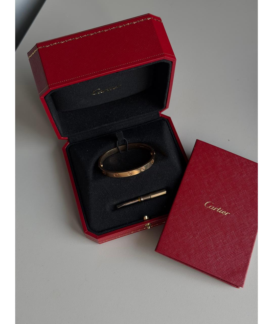 CARTIER Золотой браслет из желтого золота, фото 2