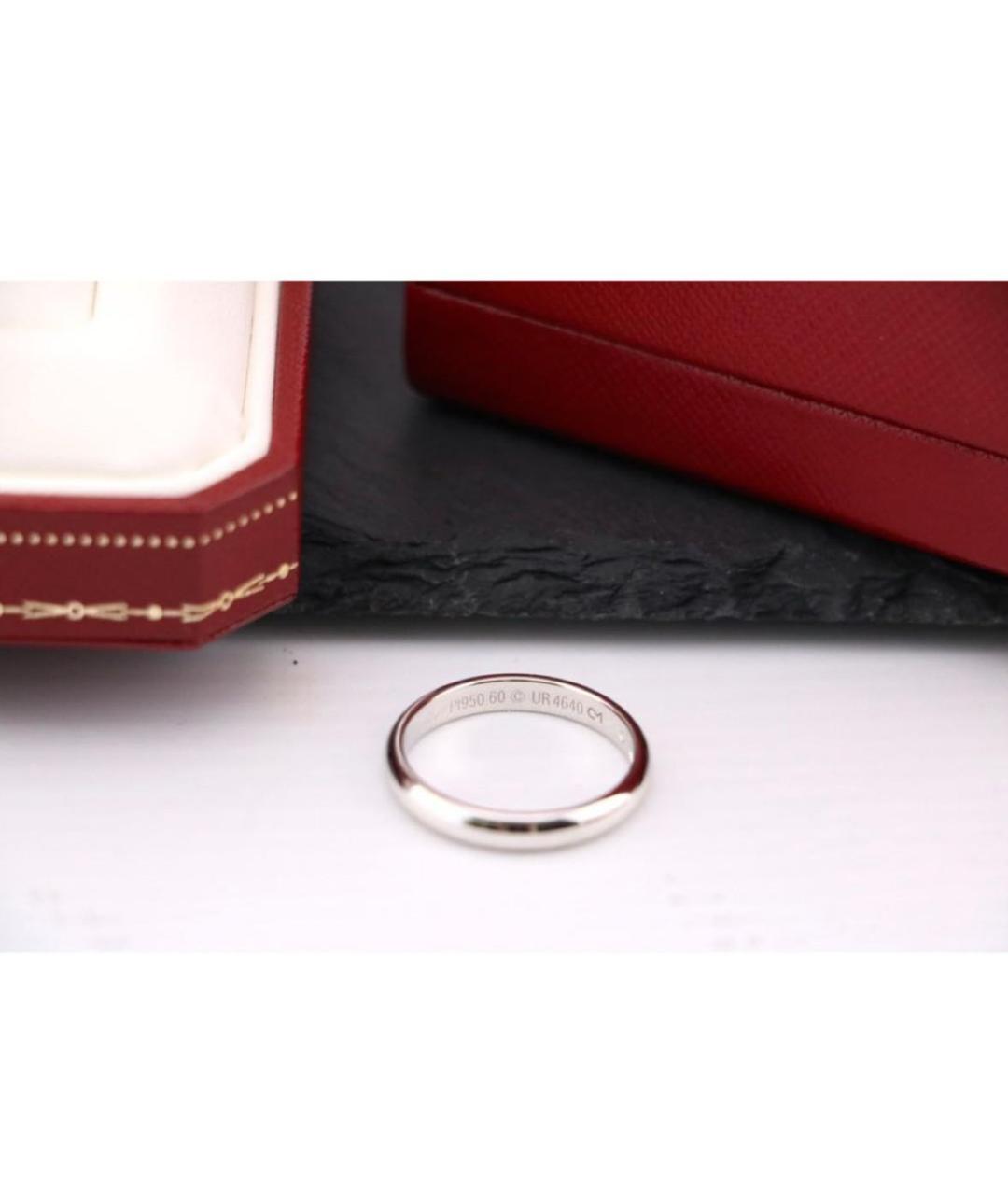 CARTIER Серебряное платиновое кольцо, фото 8