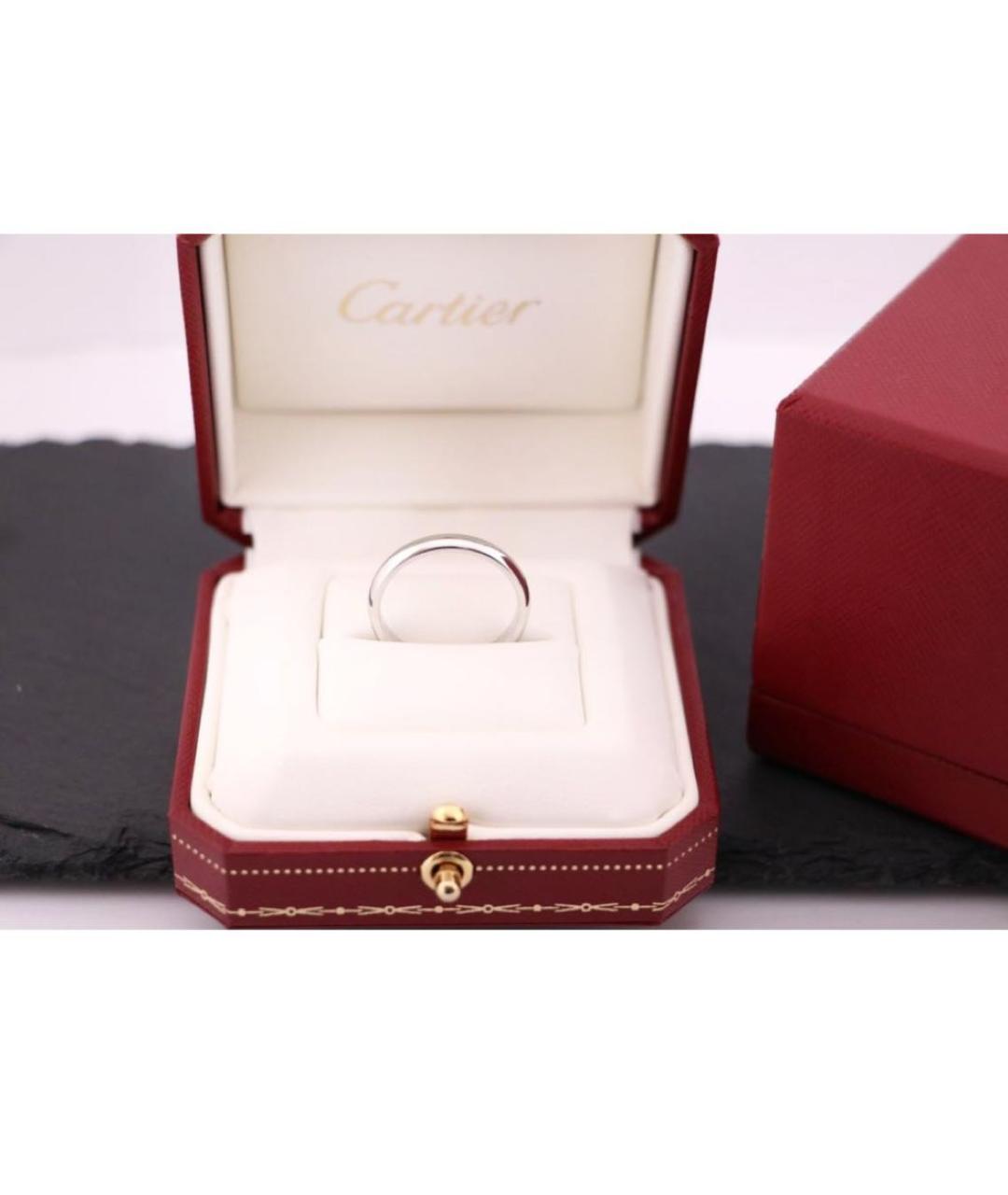 CARTIER Серебряное платиновое кольцо, фото 3