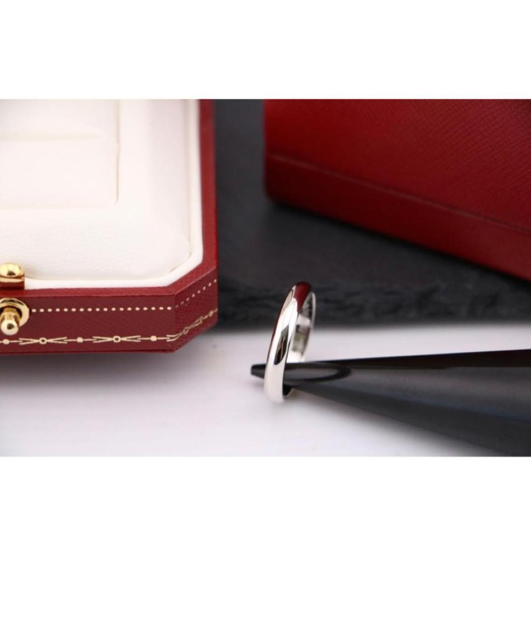CARTIER Серебряное платиновое кольцо, фото 6